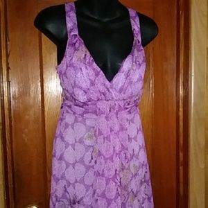 B-e-a-utiful sheer layers, flowy maxi dress, sz S